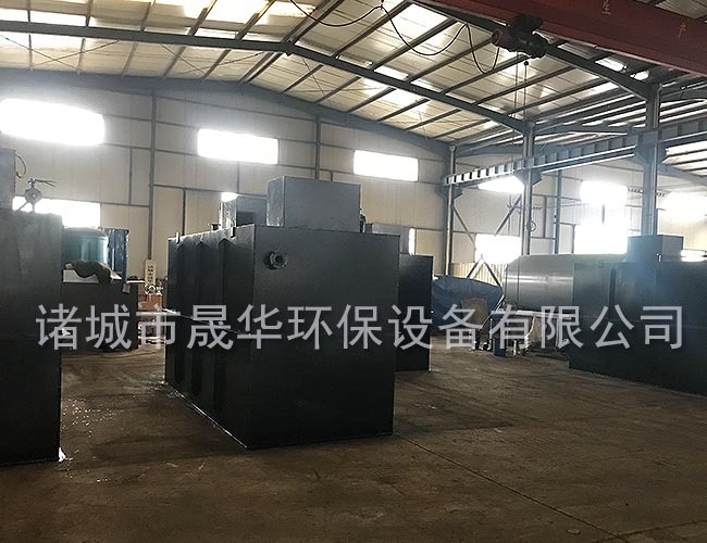 一體化污水處理設備生產(chǎn)現(xiàn)場
